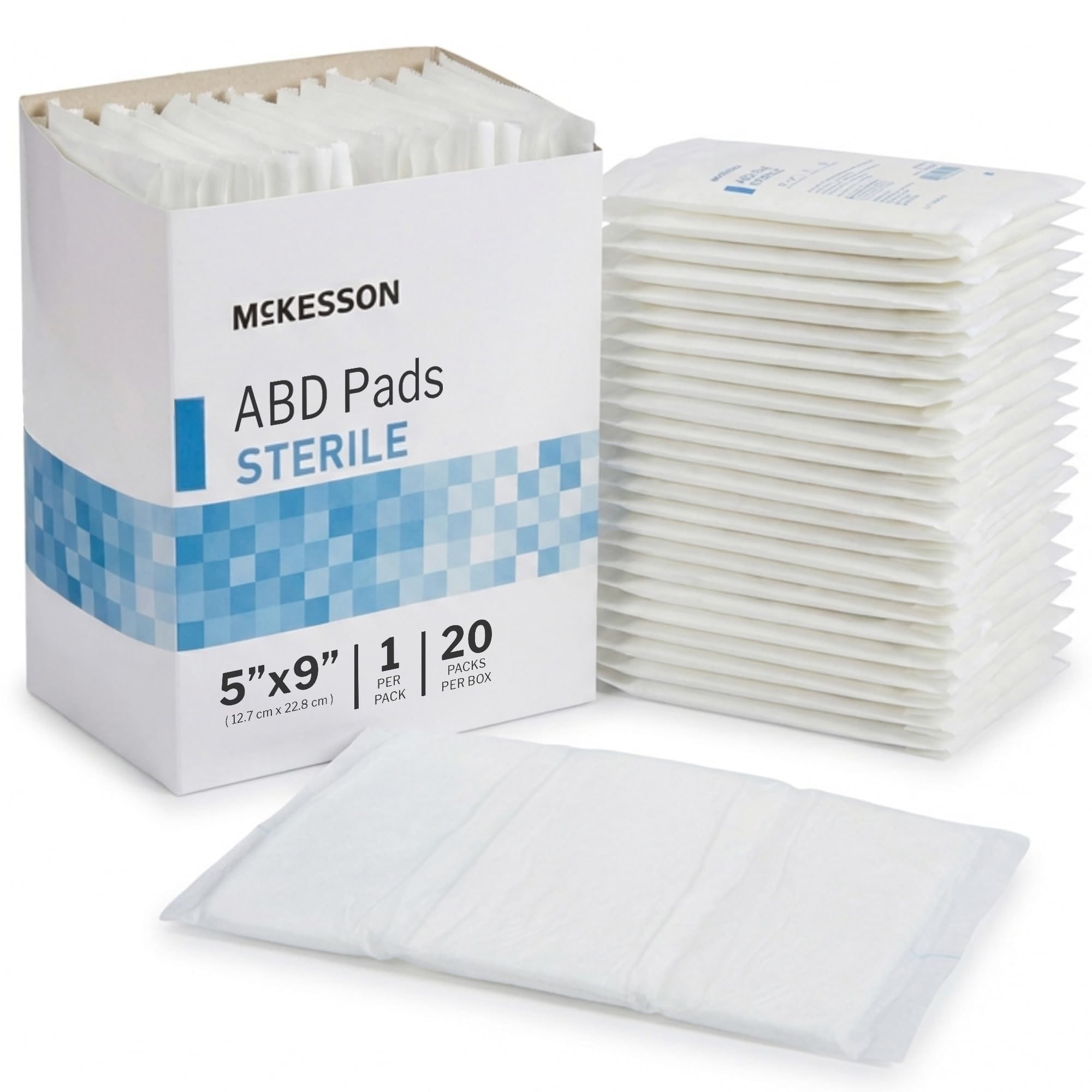 Abdominal Pads 5 x 9 in Sterile (20 Count) - Over-the-Counter