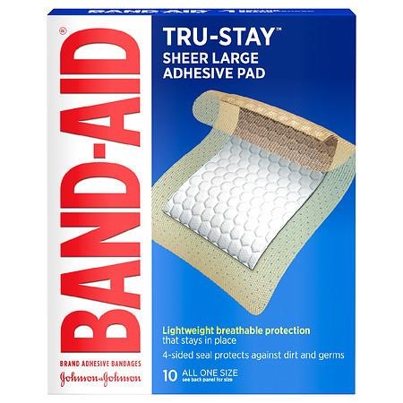 Adhesive Pads 2.875 x 4 in 10 Large - Over-the-Counter