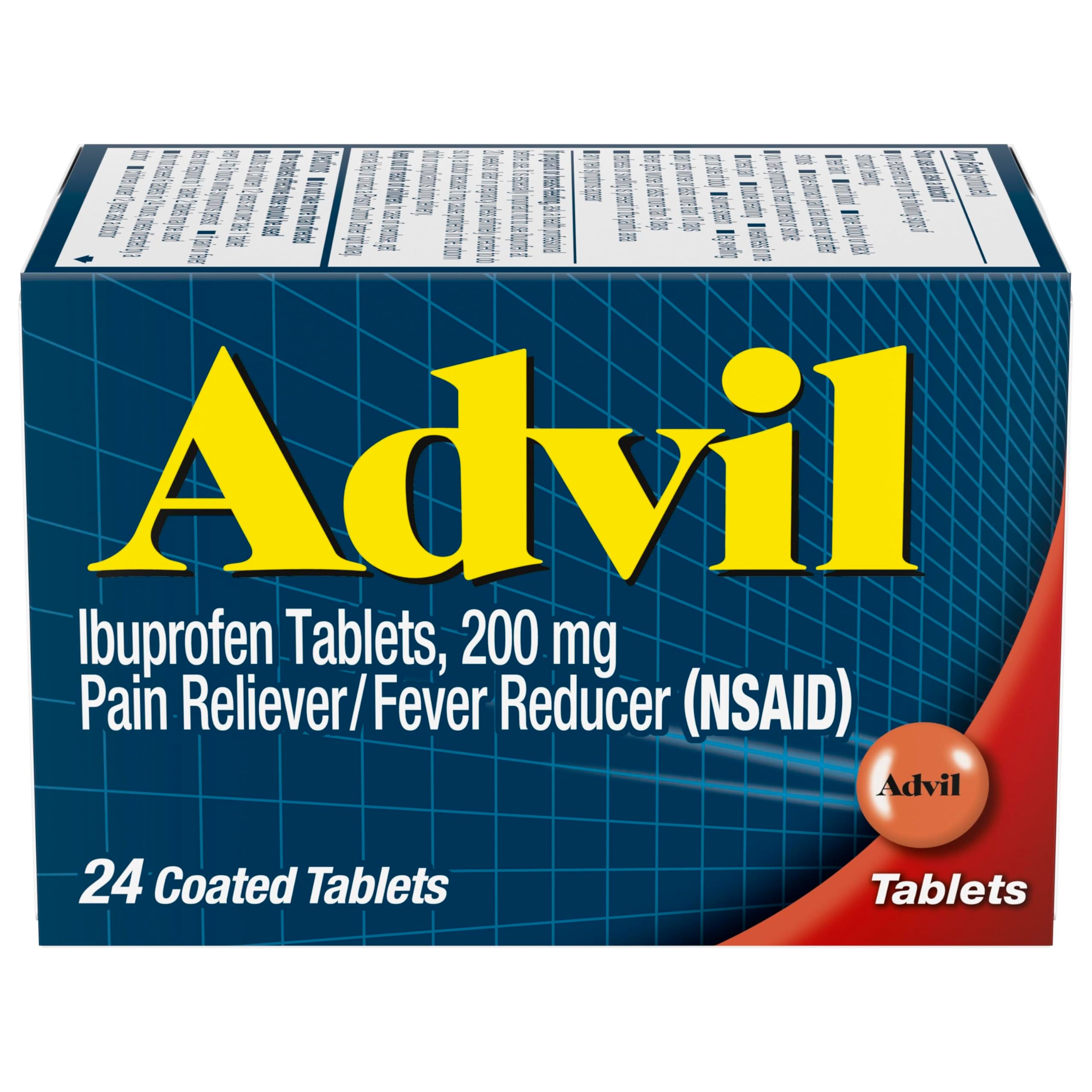 Advil Tablets 200 mg - Pain & Fever Relief