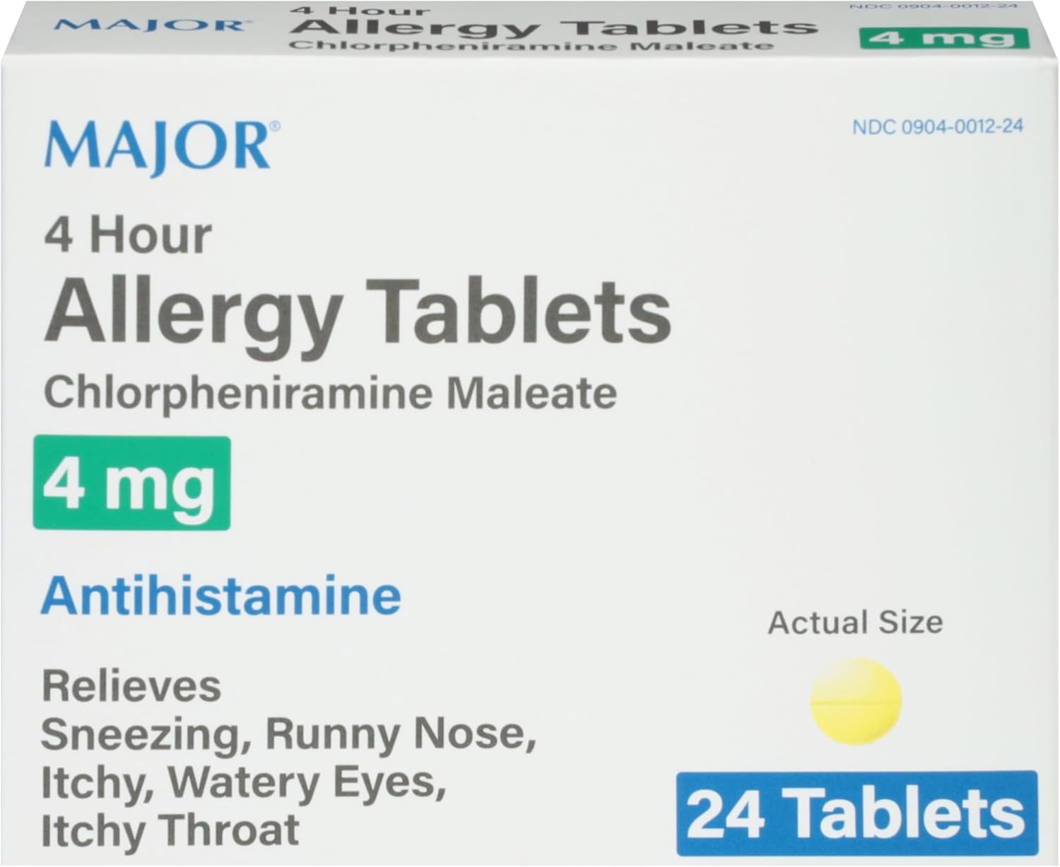 Allergy Tablets 4 mg (24 Count) - Allergy