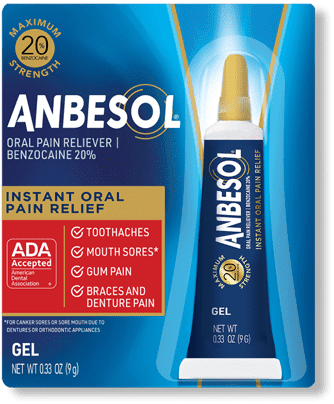Anbesol Gel 20% Maximum Strength (9 g) - Over-the-Counter
