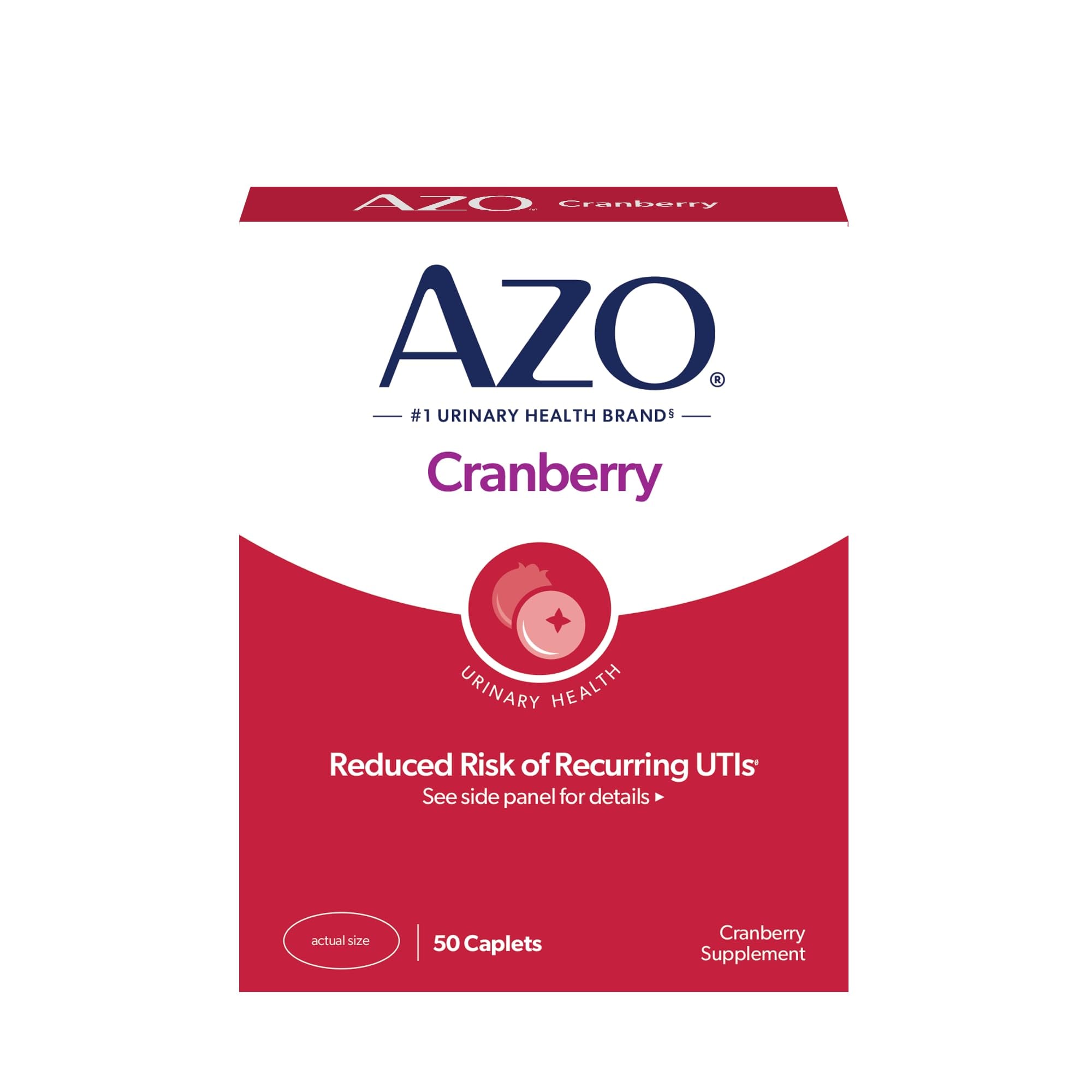 AZO Cranberry Tablets 250 mg Caplets (50 Count) - Over-the-Counter