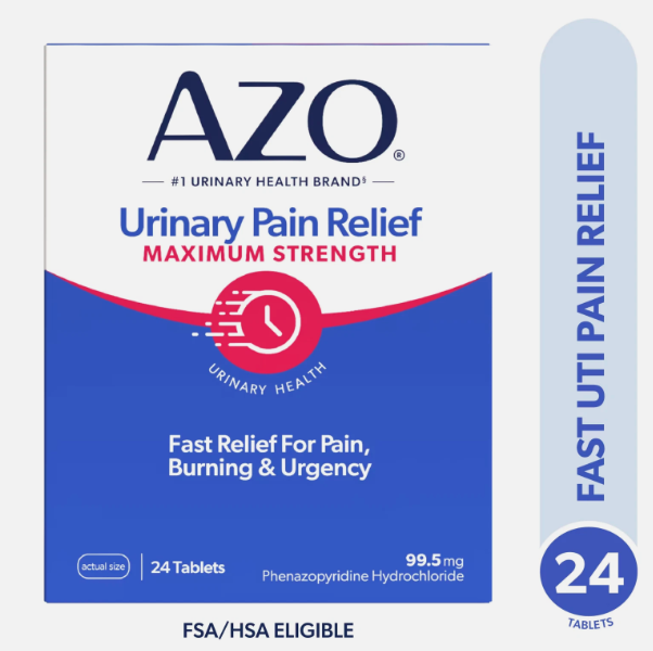 AZO Urinary Prlf Tablets 99.5 mg Maximum Strength (12 Count) - Over-the-Counter