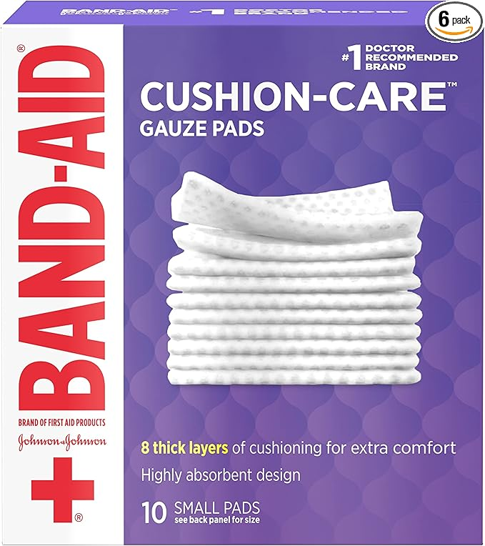 Band Aid Gauze Pads Dressing 10 2 x 2 in Small - First Aid