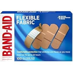 Band Aid Flex Fabric Adhesive Pads 3/4 x 3 in (30 Count) - Over-the-Counter