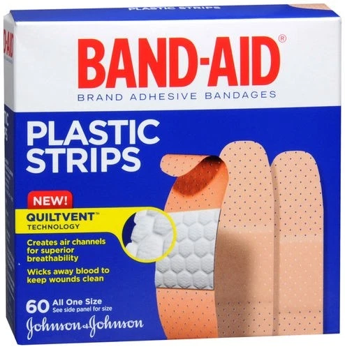 Band Aid Plastic Adhesive Pads 60 Family - Over-the-Counter
