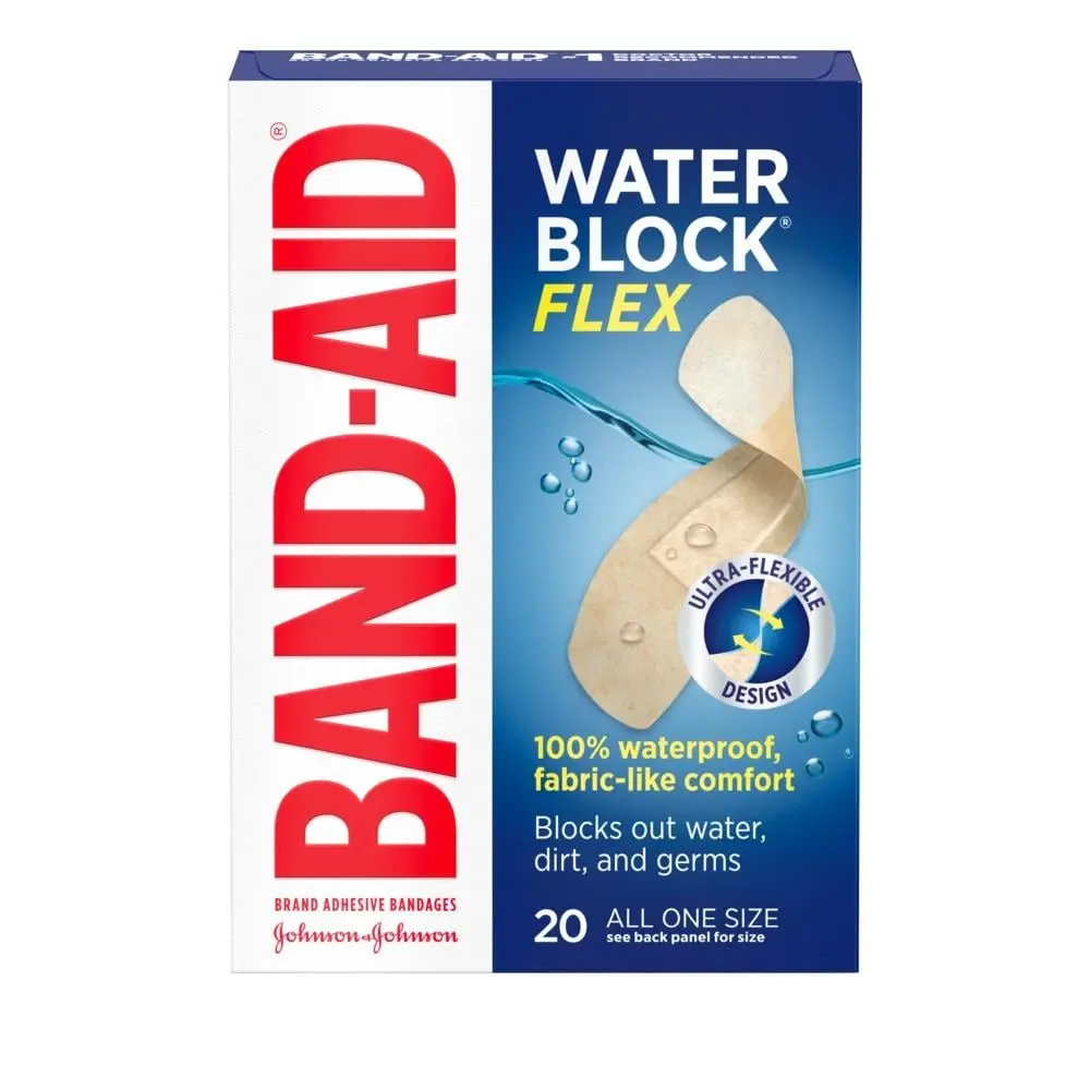 Band Aid Waterblock Flex Adhesive Pads (20 Count) - Over-the-Counter