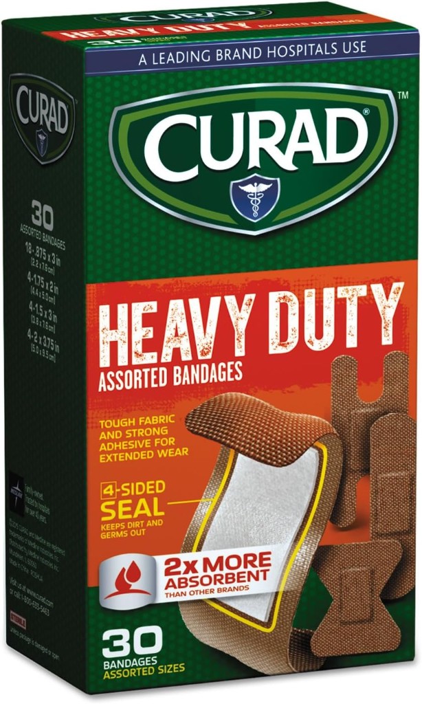 Curad Extra Hold Adhesive Pads Astd (30 Count) - Over-the-Counter
