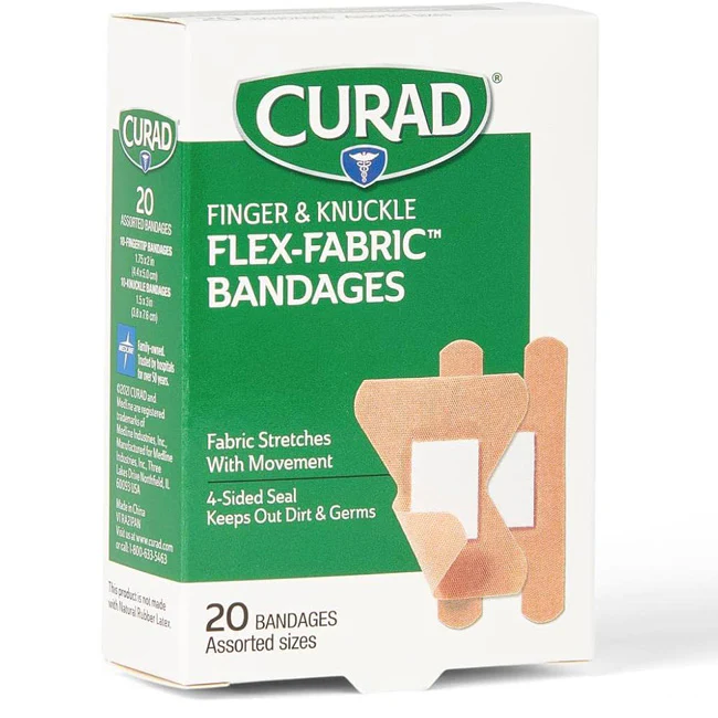Curad Flex Fabric Adhesive Pads Astd LF (20 Count) - Over-the-Counter