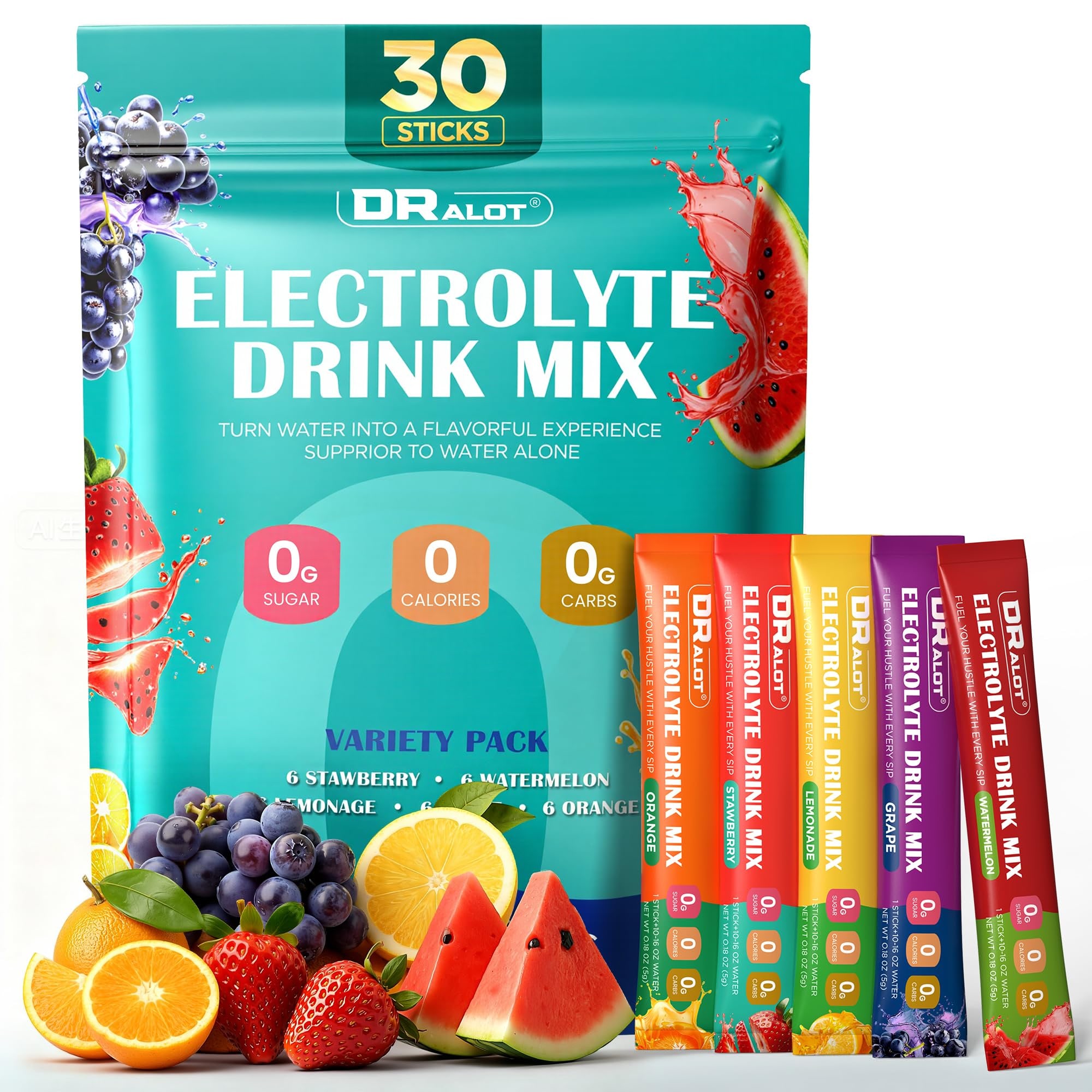 Dripdrop PK 8X10GM Bold Vrty - Over-the-Counter