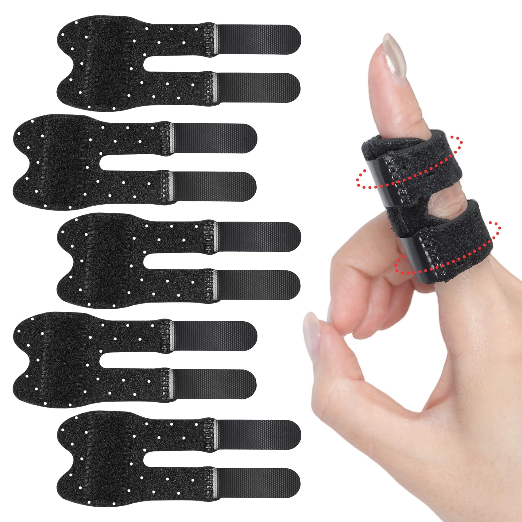 Finger Splint Support Brace Medium - Over-the-Counter