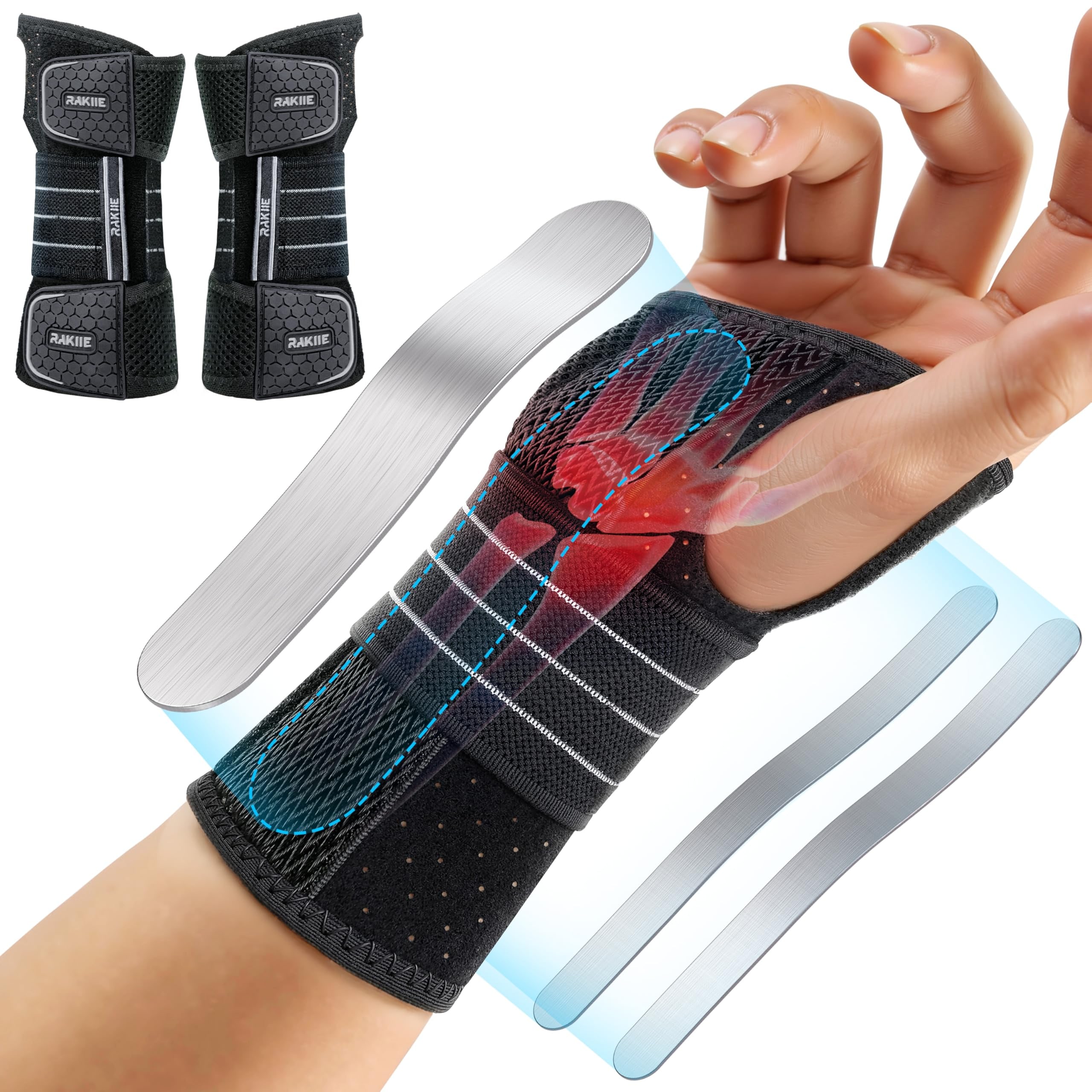 FUT Energ Wrist SPT Support Brace L S/M - Over-the-Counter
