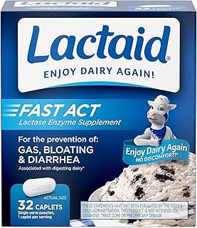 Lactaid Fast ACT Tablets 9MU (32 Count) - Over-the-Counter