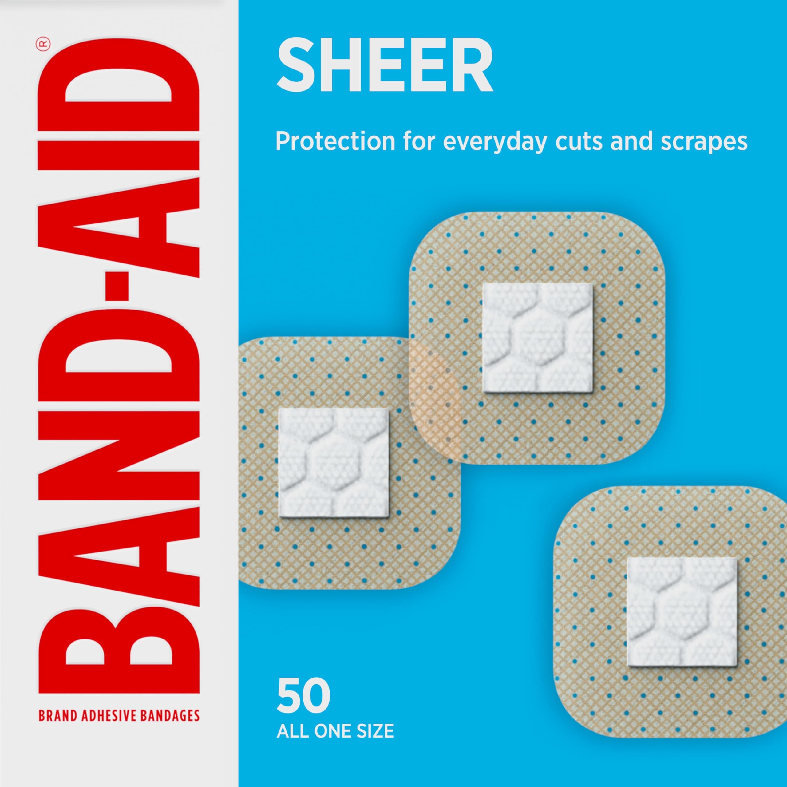 LDR Bandage Spot Adhesive Pads 0.1% 50 CLR - First Aid
