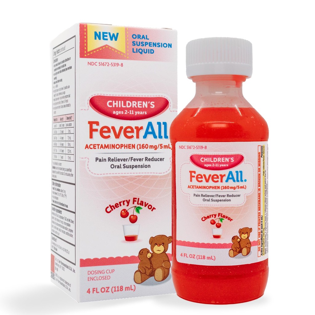 LDR P/FVR Children's Liquid 160/5 118MLCHY DF - Over-the-Counter