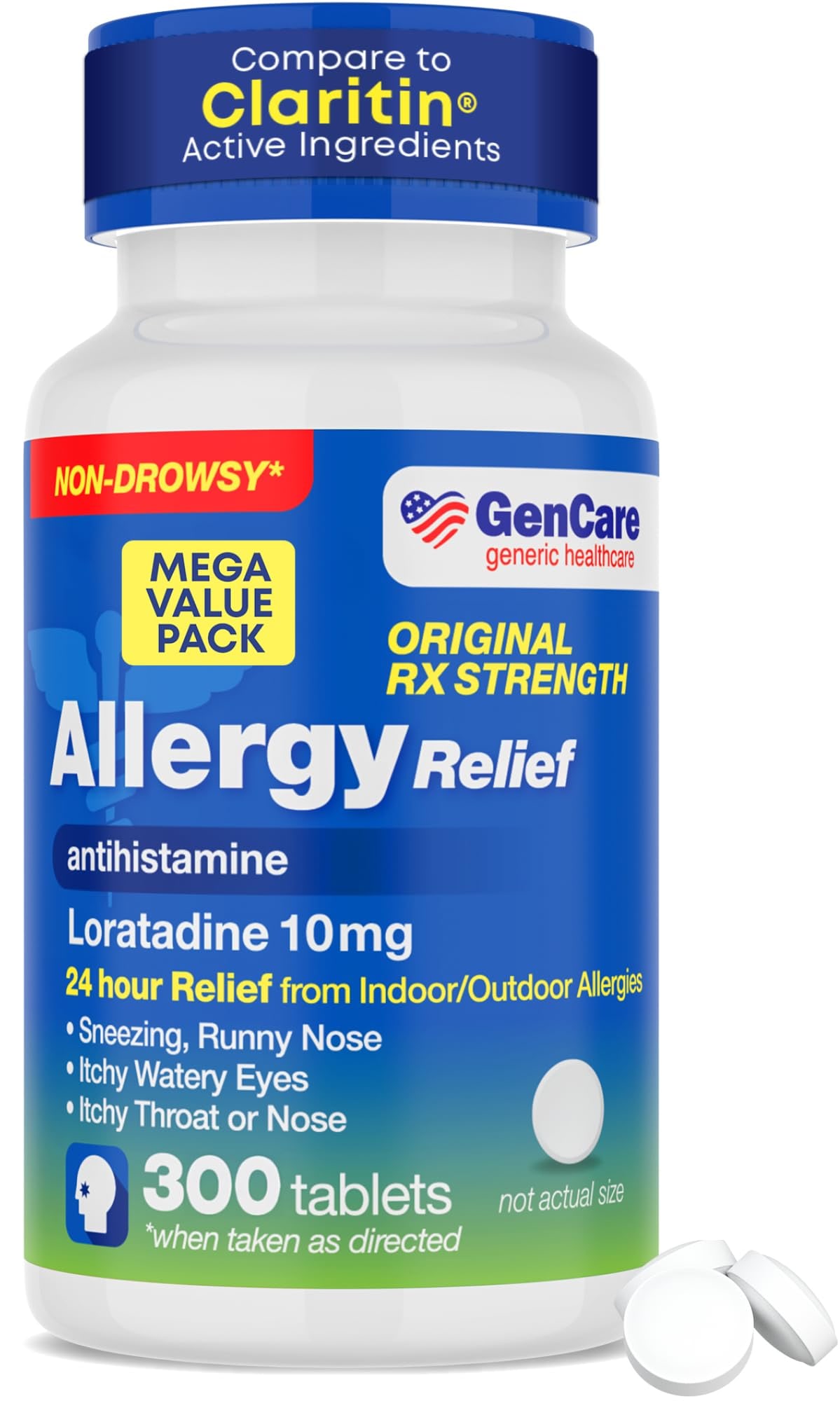 Loratadine Tablets 10 mg (30 Count) - Over-the-Counter