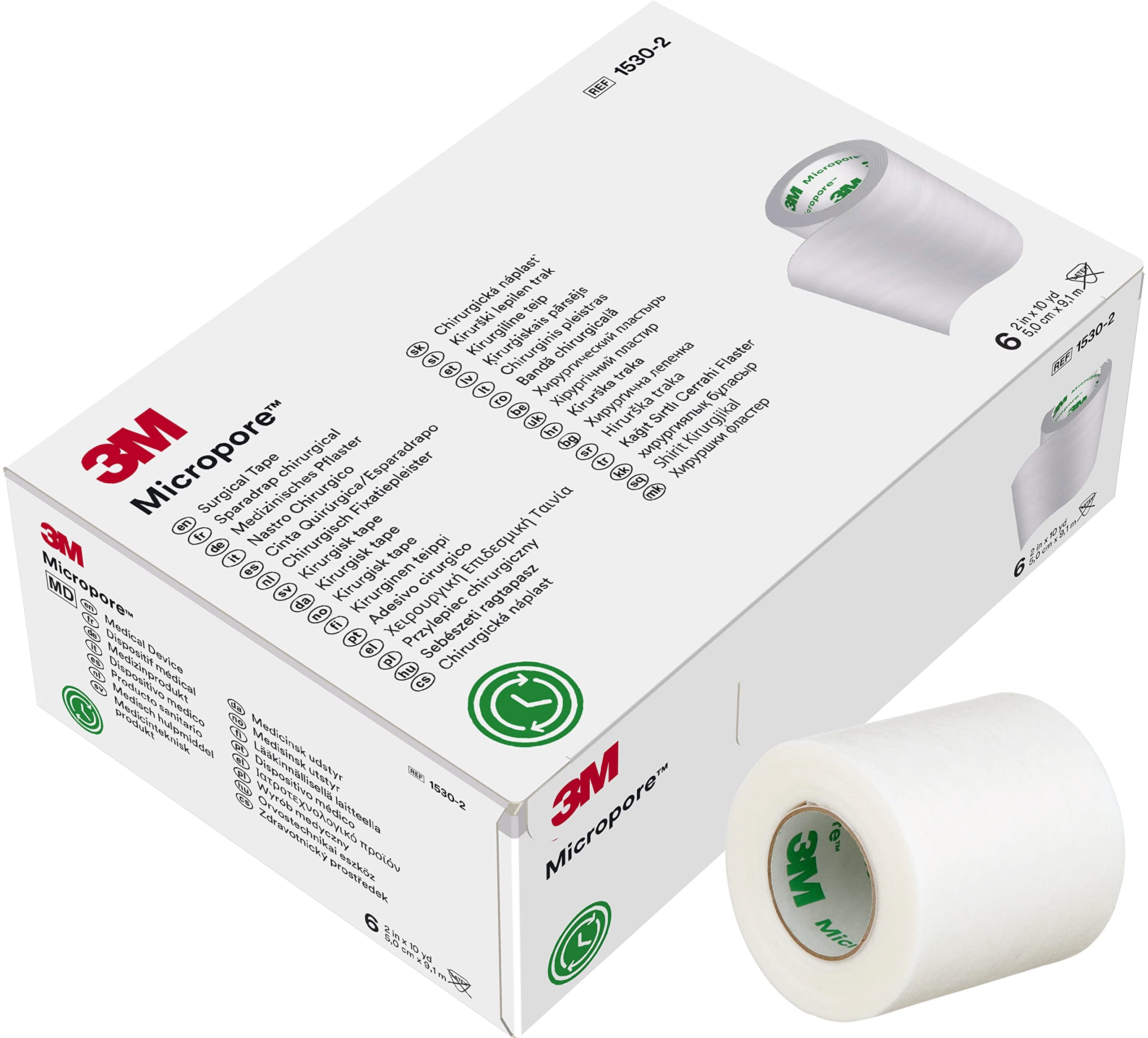 Micropore Tape 2INX10YD 6 SRG STD - Over-the-Counter