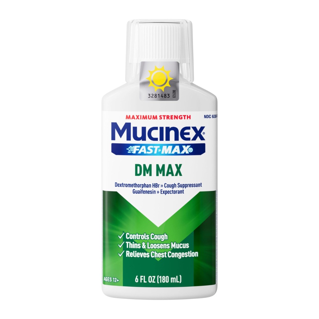 Mucinex F/MAX DM Liquid 100-5/5 (180 ml) - Cold, Flu & Sinus
