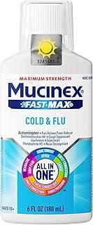 Mucinex Fast MAX C/F Liquid (180 ml) - Cold, Flu & Sinus