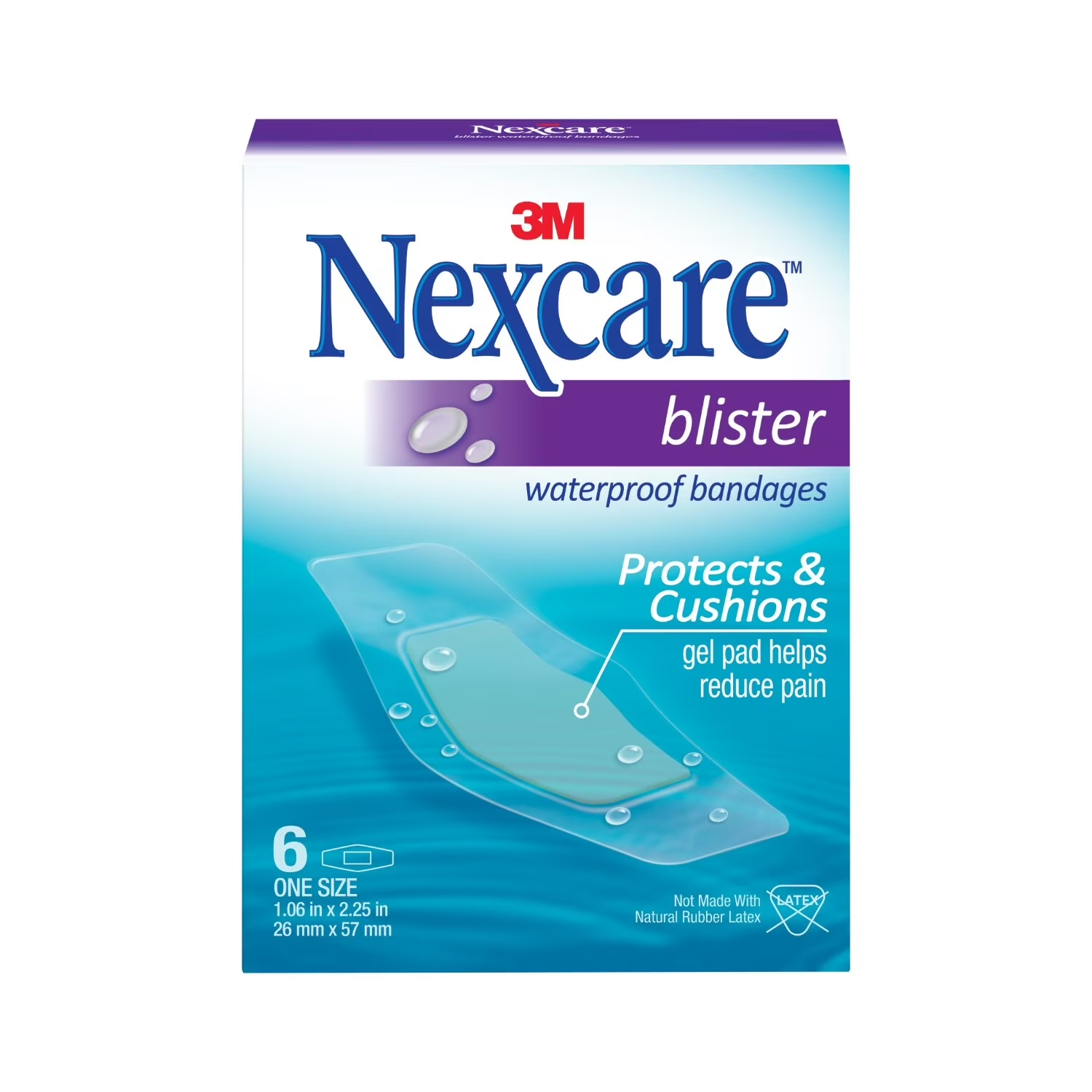 Nexcare Blister Adhesive Pads 6 WP O/S - Over-the-Counter