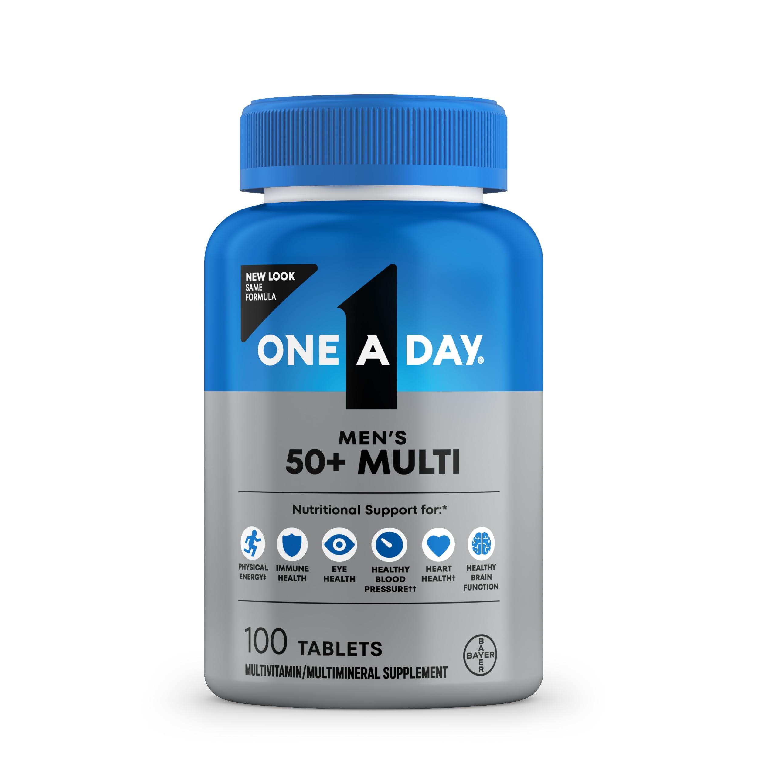 ONE A DAY Mens 50+ Tablets (100 Count) - Over-the-Counter