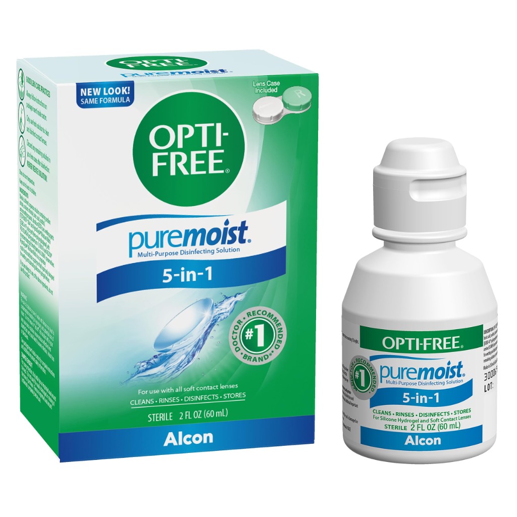 Opti-Free Pure Mois Solution With CS (10 oz) - Over-the-Counter
