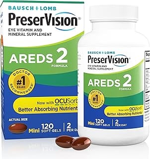 Preservision Areds 2 Gel Caps Softgels (120 Count) - Over-the-Counter