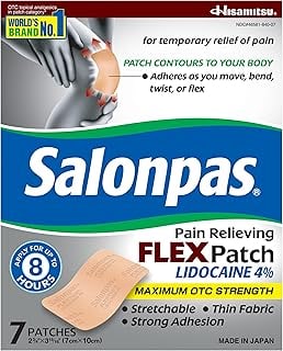 Salonpas Adhesive Pads 0.025-1.25% 6 GEL HOT - Skin Care & Topicals