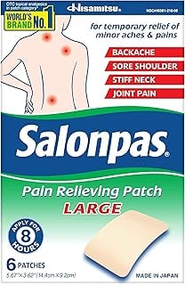 Salonpas Adhesive Pads 10-6-3.1% 6 Large - Over-the-Counter