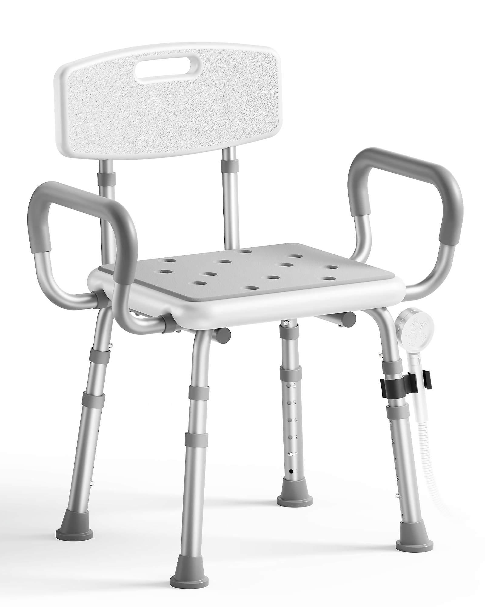 Shower Chair With Back 300LBS - Over-the-Counter