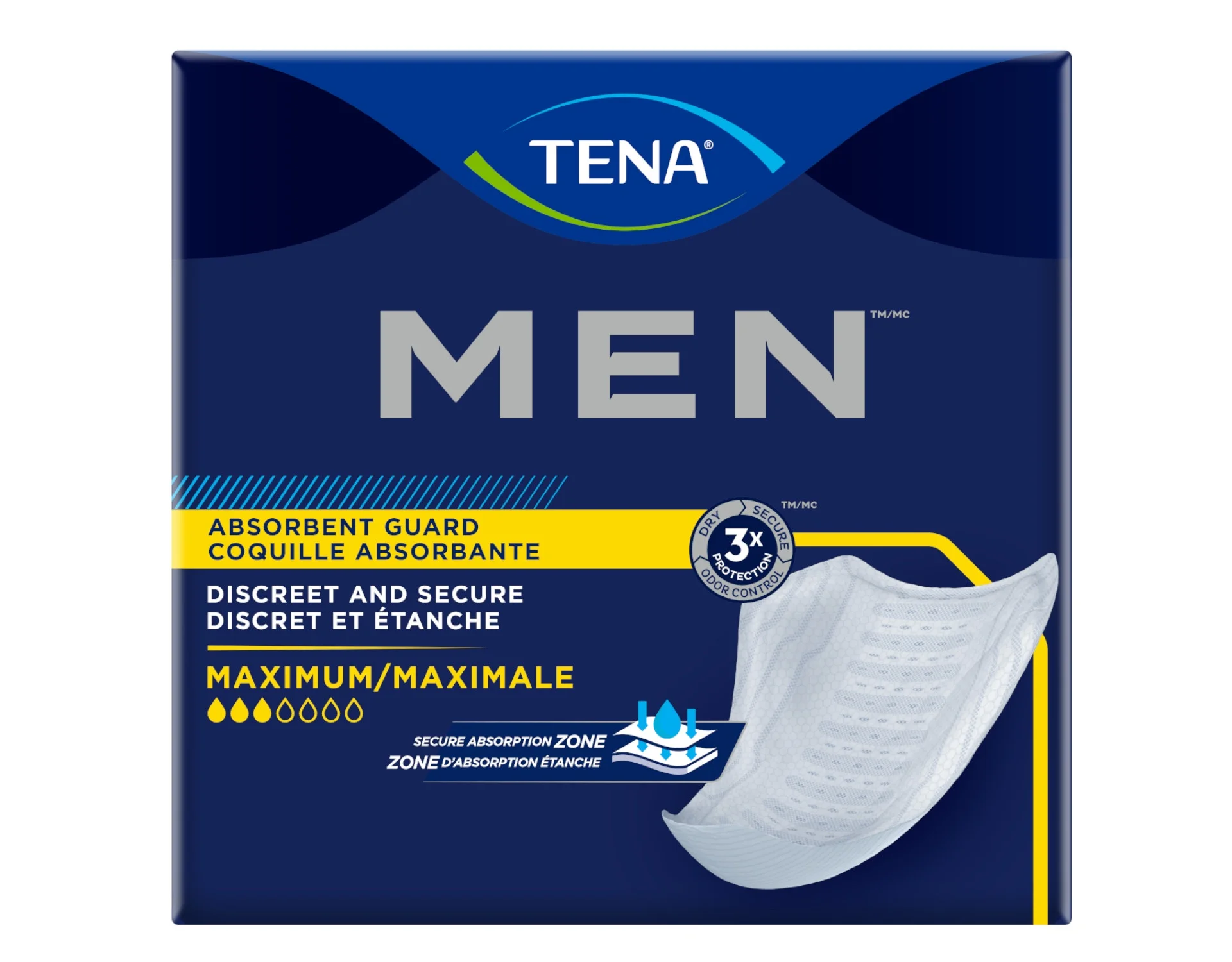 Tena Pads FOR MEN Pads (20 Count) - Over-the-Counter