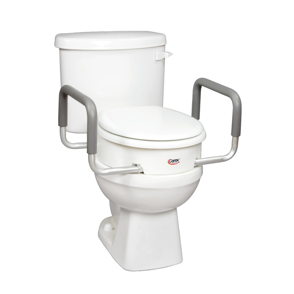 Toilet Seat Elvt Equipment STD With Arms - Over-the-Counter