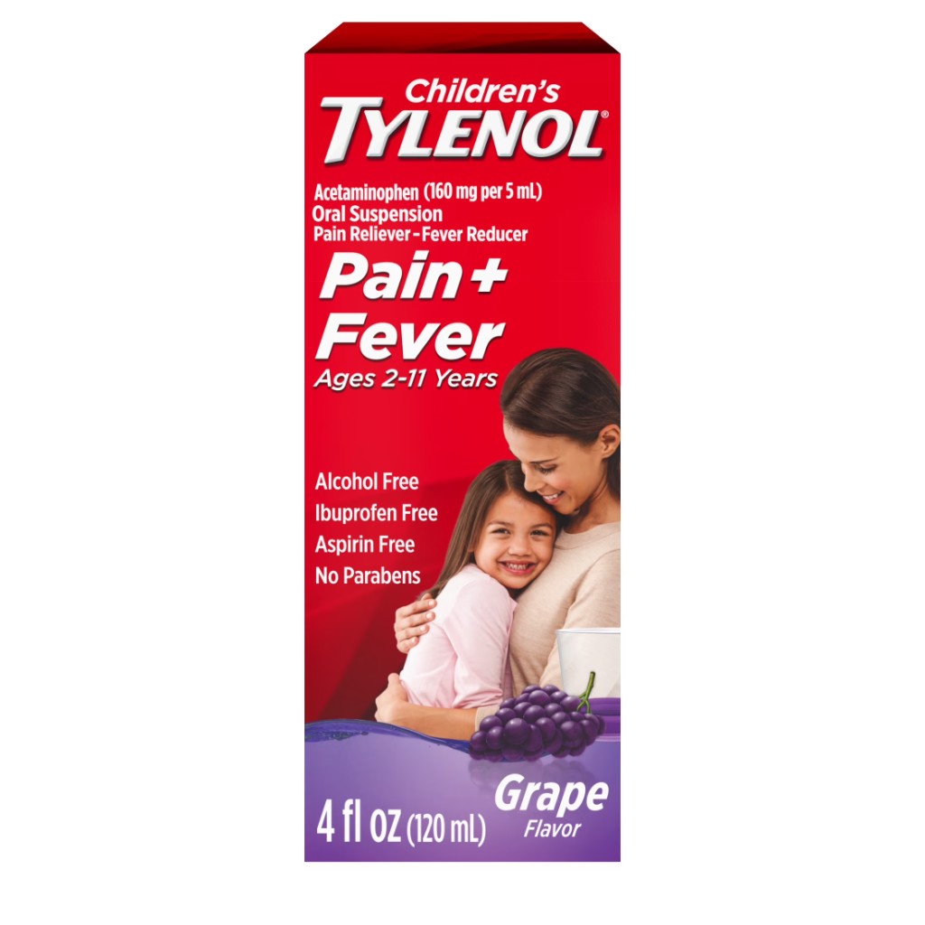 Tylenol Children's Oral Suspension 160 mg/5ML120ML Grape - Pain & Fever Relief