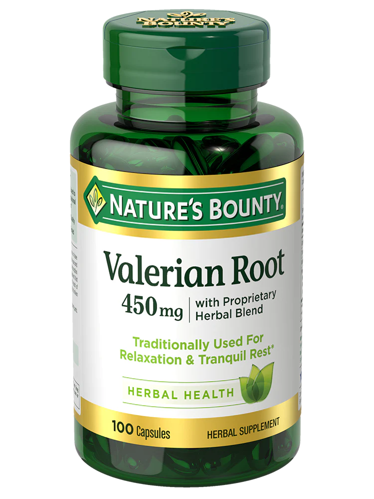 Valerian Root Capsules 450 mg Sugar Free PF (60 Count) - Over-the-Counter